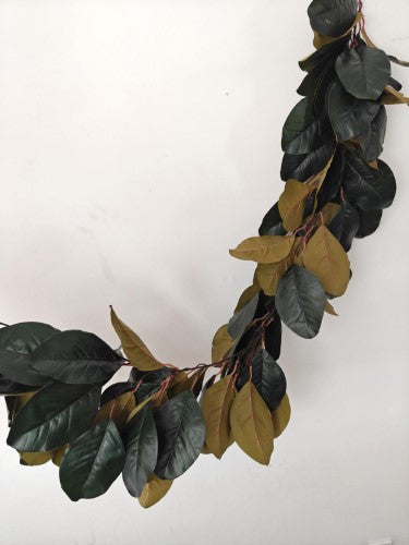 Artificial Magnolia Leaf Garland - Large