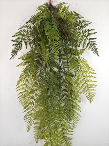 Artificial Hanging Fern Bush - 140cm (XL)