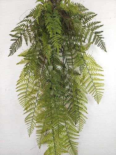 Artificial Hanging Fern Bush - 140cm (XL)