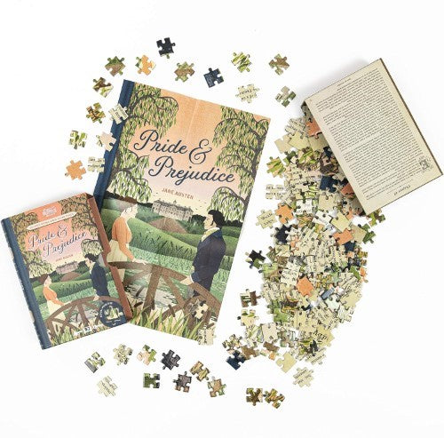 Double Sided Jigsaw Puzzle - Professor Puzzle Pride & Prejudice Puzzle Book