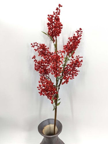 Artificial Nandina Berry Spray (Red)