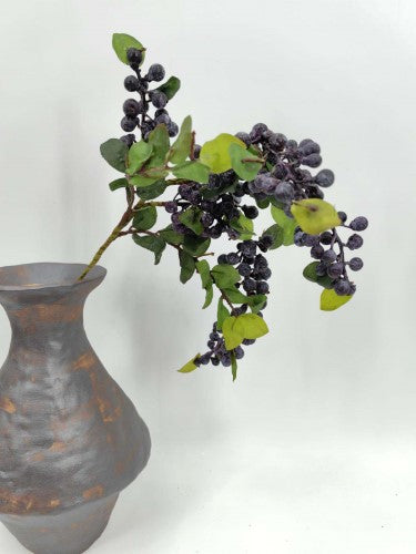 Artificial Droopig Berry Spray (Black)