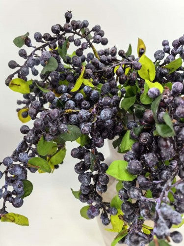 Artificial Droopig Berry Spray (Black)