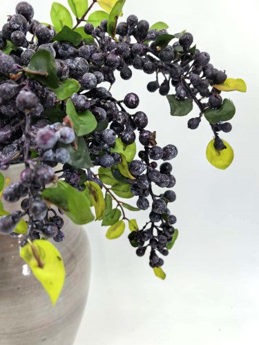 Artificial Droopig Berry Spray (Black)