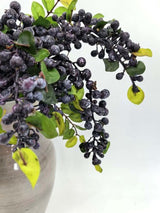 Artificial Droopig Berry Spray (Black)