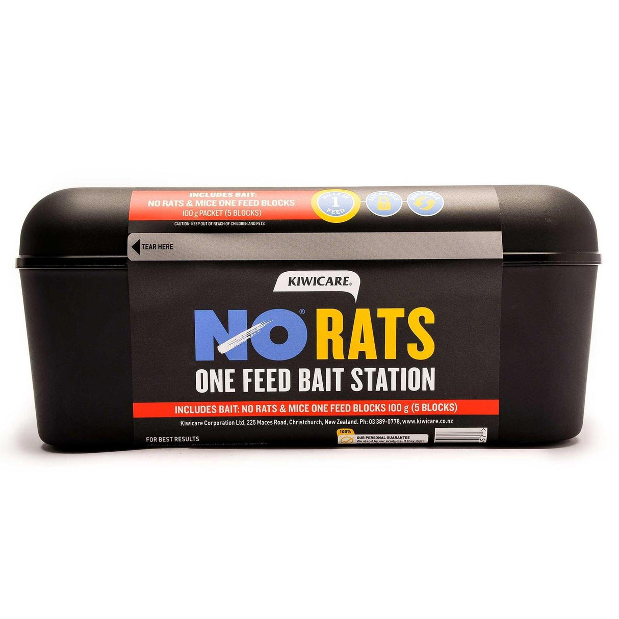 NO Rats One Feed Bait Station - Kiwicare (Prefilled)