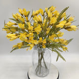 Artifical Cut Stem Kowhai Flower (40cm)