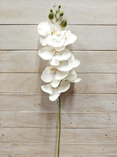 Artificial Phalaenopsis Orchid Spray (White)
