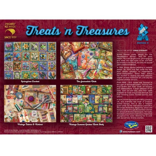 Jigsaw Puzzle - Treats N Treasures S4 Springtime Crochet (1000pcs)