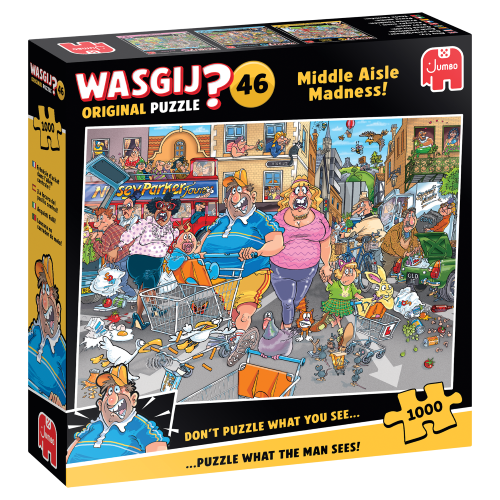 Jigsaw Puzzle - Wasgij Original #46 Middle Aisle Madness (1000pcs)