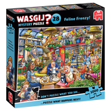 Jigsaw Puzzle - Wasgij Mystery #28 Feline Frenzy (1000pcs)