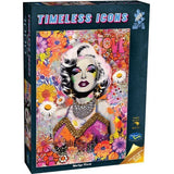 Jigsaw Puzzle - Timeless Icons Marilyn Floral (1000pcs)