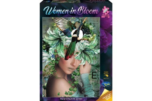 Jigsaw Puzzle - Woman in Bloom Ivy Growing in the Garden (1000pcs)