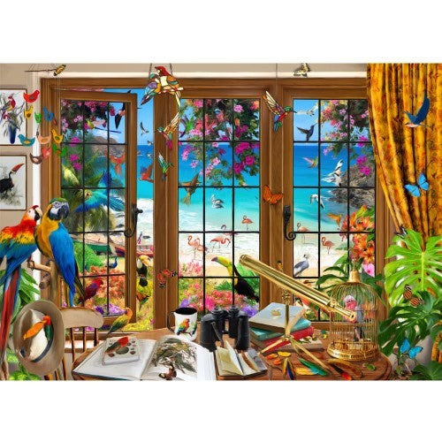 Jigsaw Puzzle - Outside my Window Birdwatchers View (1000pcs)