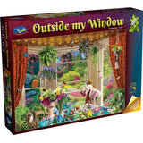 Jigsaw Puzzle - Outside my Window Gardeners View (1000pcs)
