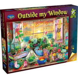 Jigsaw Puzzle - Outside my Window Boho Seaside View (1000pcs)