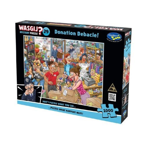 Jigsaw Puzzle - Wasgij Mystery #29 Donation Debacle (1000pcs)