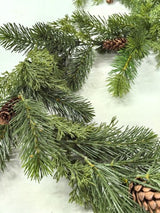 Artificial Spruce Pine Garland with Cone (180cm)
