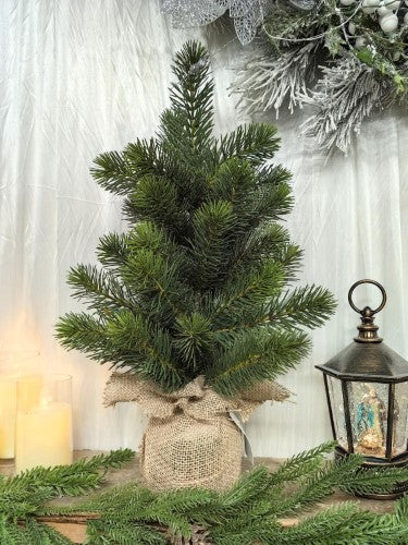 Artificial 24" Green Spruce Pine Tree 56cm