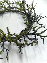 Artificial Brown Green Twig Wreath (30cm)