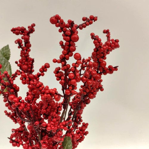 Artificial Mixed Red Berry Bundle