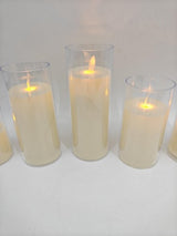 Flameless Acrylic Candle (Set of 3)