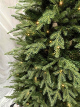 Mixed PE & PVC Pine Tree with 450 LED Warm Lights - 2805 Tips
