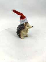 Ornament - Resin Hedgehog Decoration with Hat