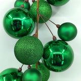 Garland - Mixed Christmas Bauble Ball 200cm (Green)