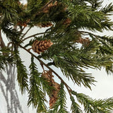 Artificial Deluxe Juniper Pine Spray with Cones