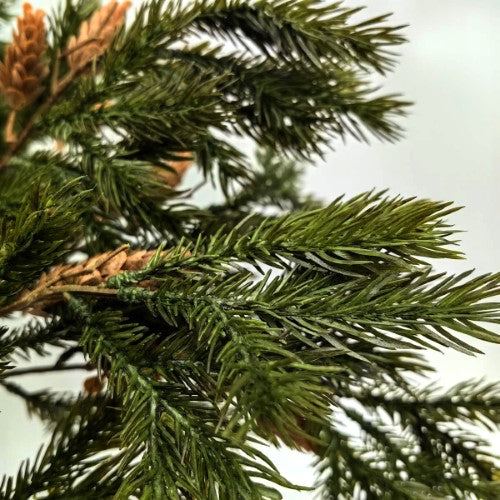 Artificial Deluxe Juniper Pine Spray with Cones
