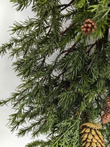 Artificial Deluxe Juniper Pine Garland with Pinecones & Berries (180cm)