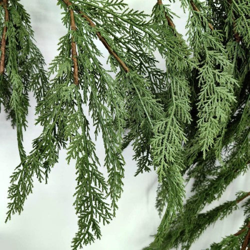 Artificial Real Touch Western Red Cedar Pine Garland (180cm)