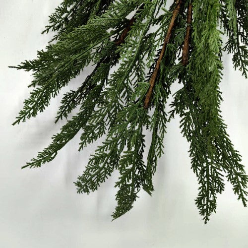 Artificial Real Touch Western Red Cedar Pine Garland (180cm)