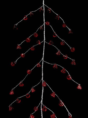 Garland - Diamond Acrylic 100cm (Red)