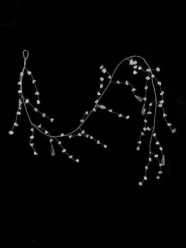 Acrylic Crystal Stone Garland with Ice Drop (120cm)