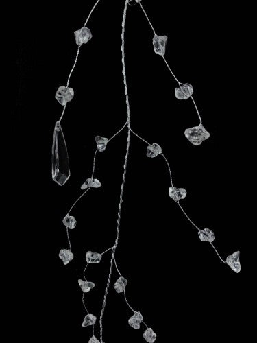 Acrylic Crystal Stone Garland with Ice Drop (120cm)