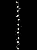 Pearl Garland with Form Flower - 150cm (White)