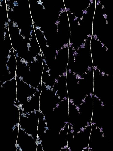 Garland - Acrylic Flower 270cm (Purple)