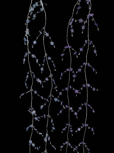 Garland - Acrylic Flower 270cm (Blue)