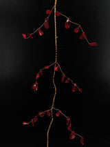 Acrylic Shell Garland - 190cm (Red)