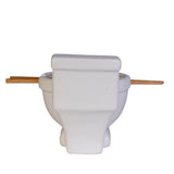 Ceramic Noodle Bowl with Bamboo Chopsticks - Toilet