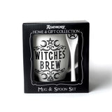 Mug and Spoon Set - Alchemy Fine Bone China Witches Brew (390ml)
