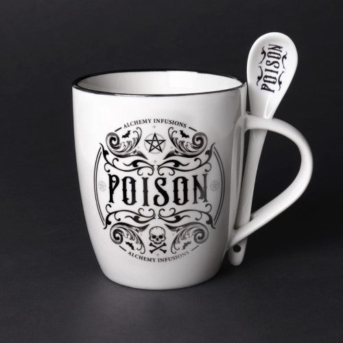Mug & Spoon Set - Alchemy Ceramic Poison (390ml)
