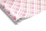 Wrapping Paper - Check Wrap Light Pink Gold