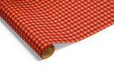 Wrapping Paper - Gingham Check on Kraft Wrap Red