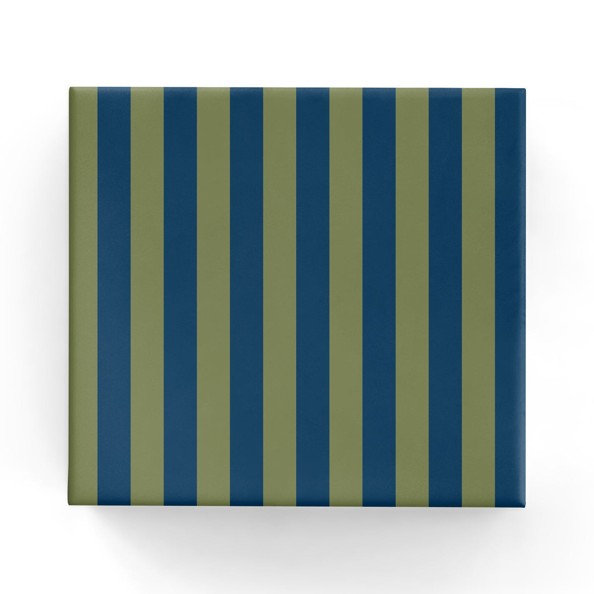 Wrapping Paper - Two Colour Stripe on Matte EGreen/Navy *del Feb26