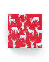 Wrapping Paper - Stag Wrap Red Gold