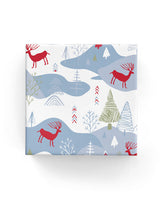 Wrapping Paper - Xmas Yule Wrap French Blue