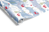 Wrapping Paper - Xmas Yule Wrap French Blue
